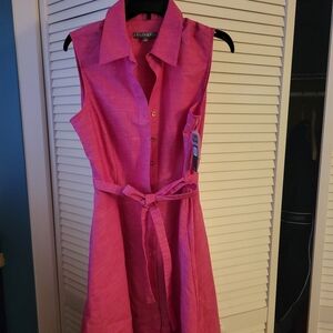 Pink sleeveless dress NWT